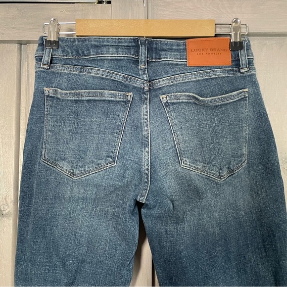 Lucky brand womens low rise boot lolita size‎ 8/29R medium dark wash - Picture 4 of 9